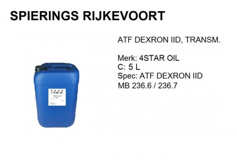 ATF DEXRON II D Transmissieolie 5L